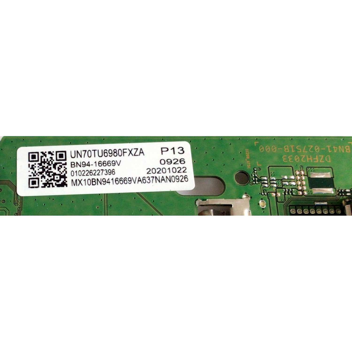 KIT DE TARJETAS PARA TV SAMSUNG 4K·UHD·HDR / NUMERO DE PARTE MAIN BN94-16669V / BN41-02751B / BN97-17980W / BN97-18562A / FUENTE BN4401056A / L75S6N_THS / BN44-01056A / PANEL CY-BT070HGSV2H / DISPLAY JE695R3HD7K / 51823A / MODELO UN70TU6980FXZA UB02 - Imagen 2